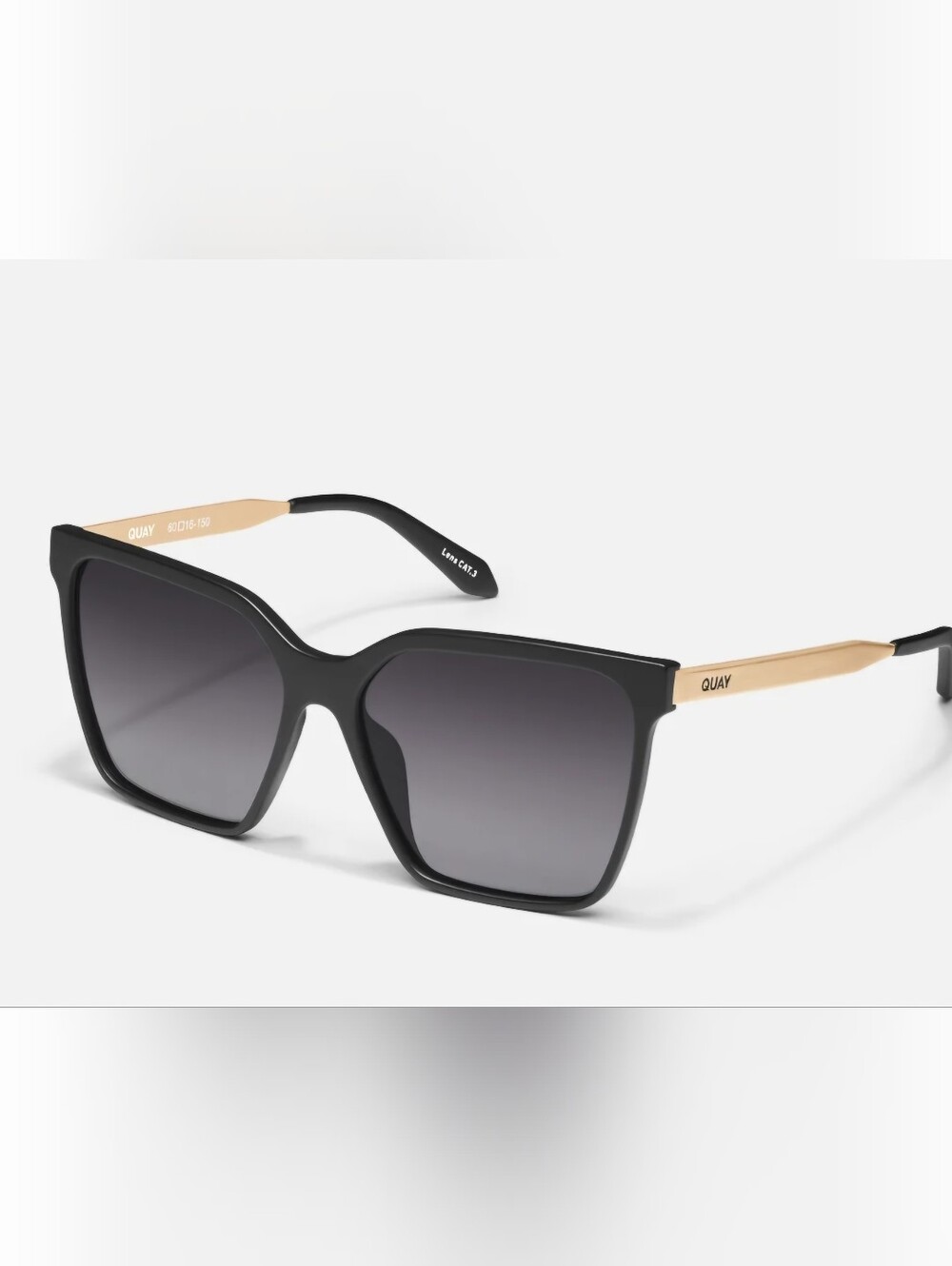 Quay Level Up Remixrd Black Sunglasses